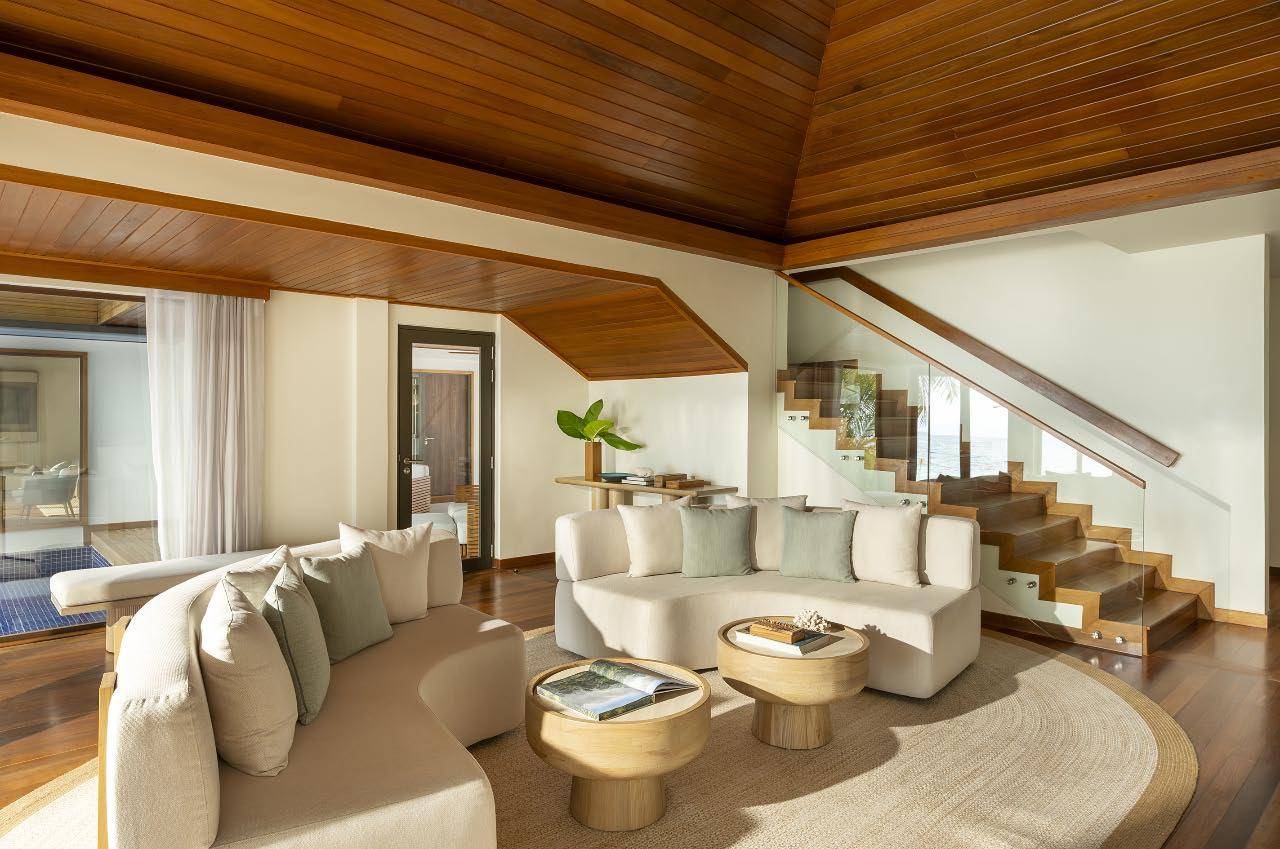Three Bedroom Beach Pavilion with Pool,  wohnen, Huvafen Fushi Maldives